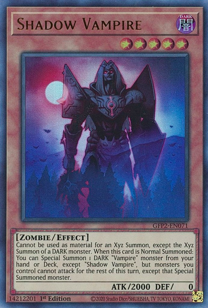 Image for Shadow Vampire (Ghosts From the Past: The 2nd Haunting) (GFP2-EN071) - YuGiOh
