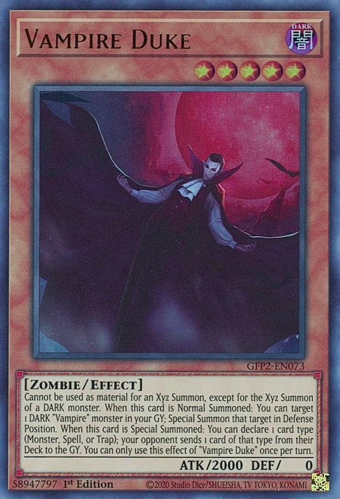 Image for Vampire Duke (Ghosts From the Past: The 2nd Haunting) (GFP2-EN073) - YuGiOh