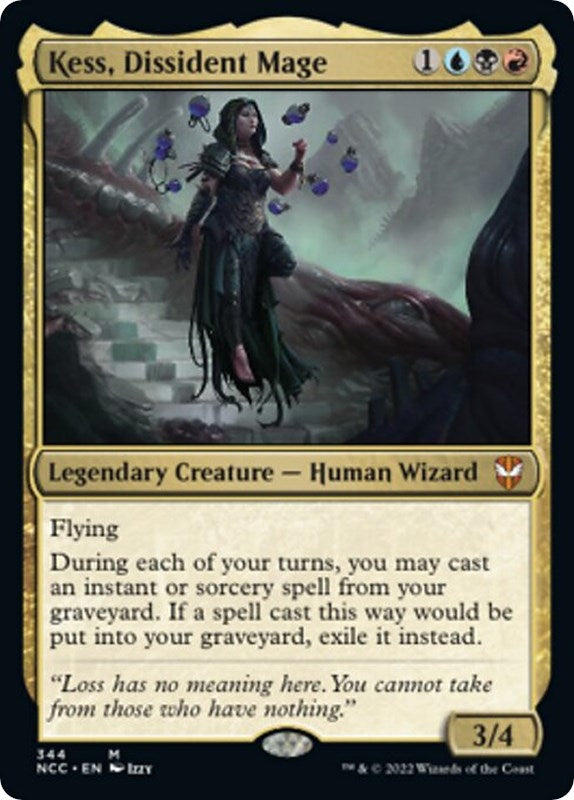 Image for Kess, Dissident Mage (Commander: Streets of New Capenna) (344) - Magic: The Gathering