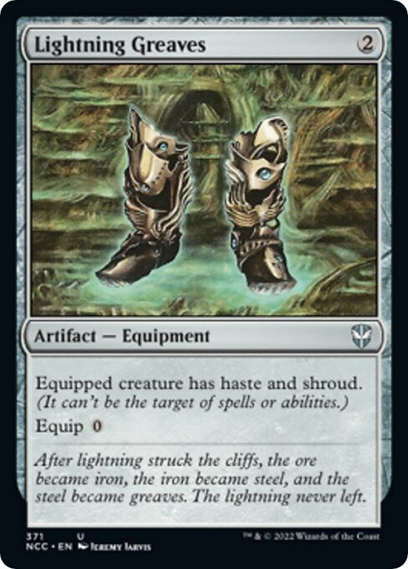 Image for Lightning Greaves (Commander: Streets of New Capenna) (371) - Magic: The Gathering