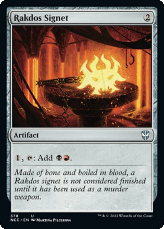 Image for Rakdos Signet (Commander: Streets of New Capenna) (378) - Magic: The Gathering