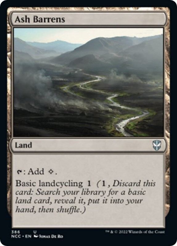 Image for Ash Barrens (Commander: Streets of New Capenna) (386) - Magic: The Gathering