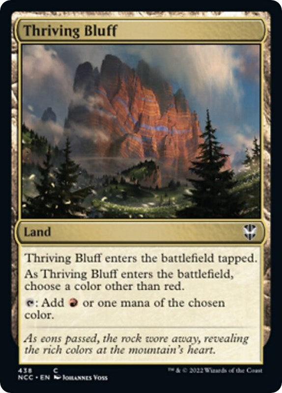 Image for Thriving Bluff (Commander: Streets of New Capenna) (438) - Magic: The Gathering