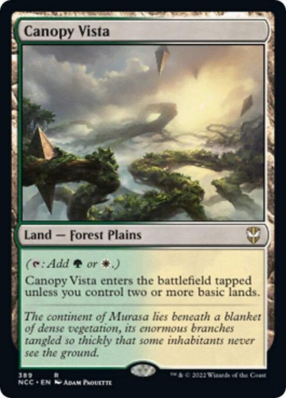Image for Canopy Vista (Commander: Streets of New Capenna) (389) - Magic: The Gathering