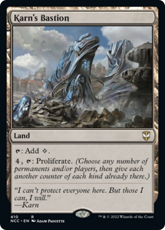 Image for Karn's Bastion (Commander: Streets of New Capenna) (410) - Magic: The Gathering