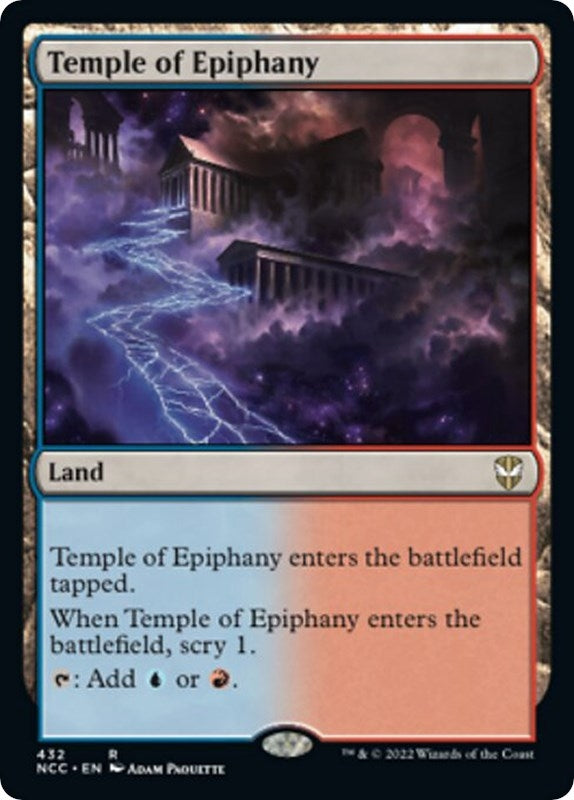 Image for Temple of Epiphany (Commander: Streets of New Capenna) (432) - Magic: The Gathering