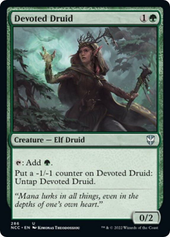 Image for Devoted Druid (Commander: Streets of New Capenna) (286) - Magic: The Gathering