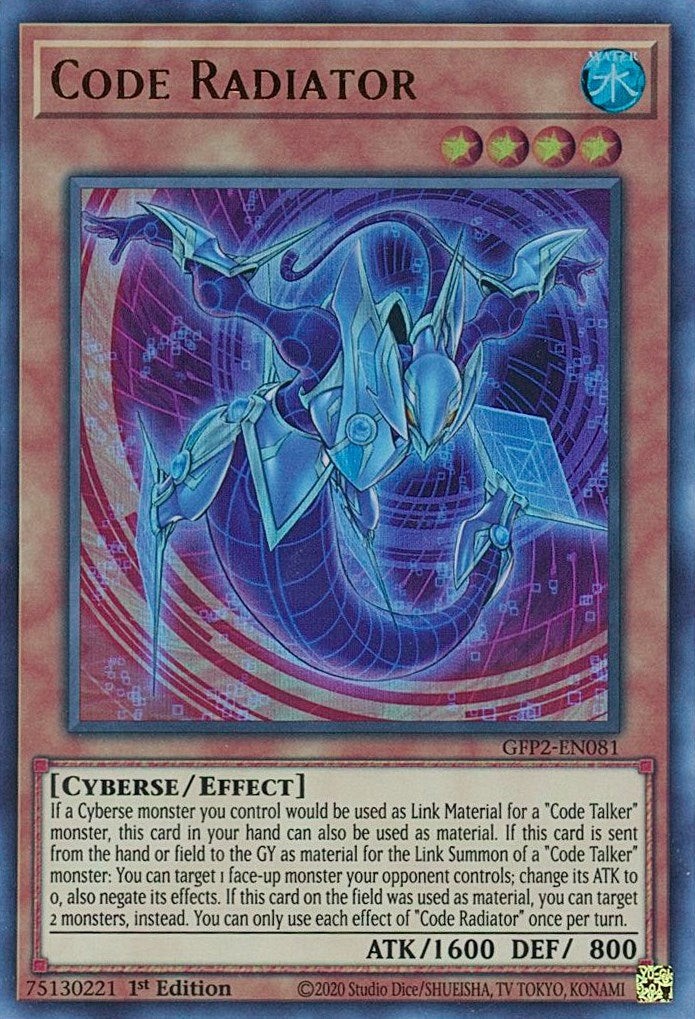Image for Code Radiator (Ghosts From the Past: The 2nd Haunting) (GFP2-EN081) - YuGiOh