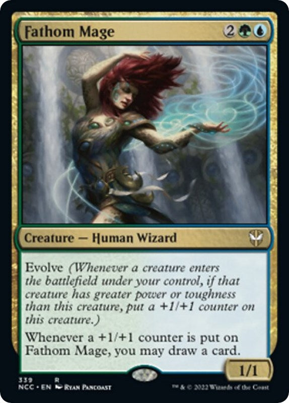 Image for Fathom Mage (Commander: Streets of New Capenna) (339) - Magic: The Gathering