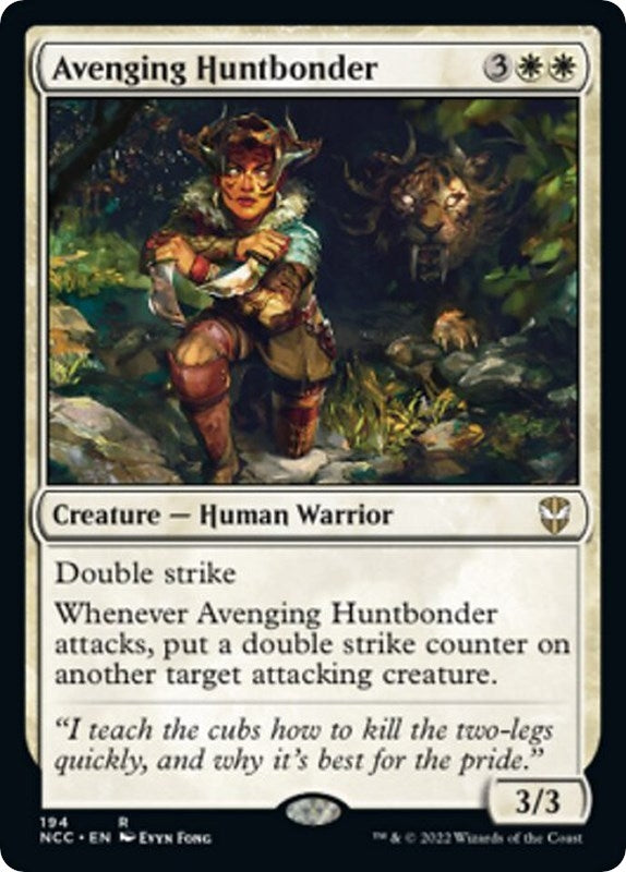 Image for Avenging Huntbonder (Commander: Streets of New Capenna) (194) - Magic: The Gathering