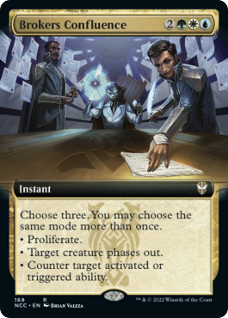 Image for Brokers Confluence (Extended Art) (Commander: Streets of New Capenna) (168) - Magic: The Gathering