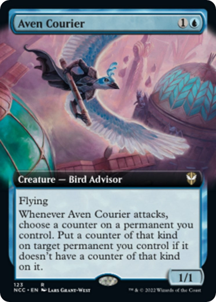 Image for Aven Courier (Extended Art) (Commander: Streets of New Capenna) (123) - Magic: The Gathering