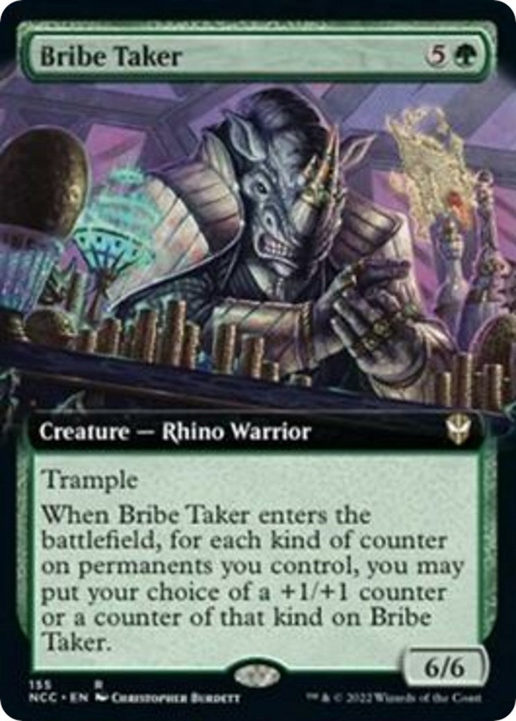 Image for Bribe Taker (Extended Art) (Commander: Streets of New Capenna) (155) - Magic: The Gathering