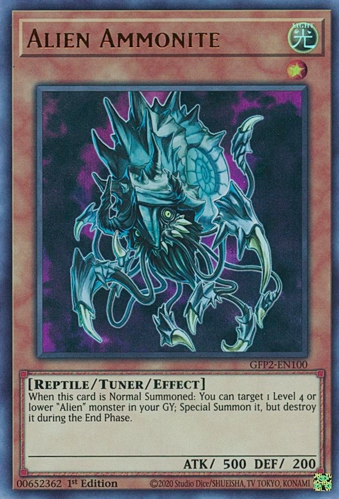 Image for Alien Ammonite (Ghosts From the Past: The 2nd Haunting) (GFP2-EN100) - YuGiOh