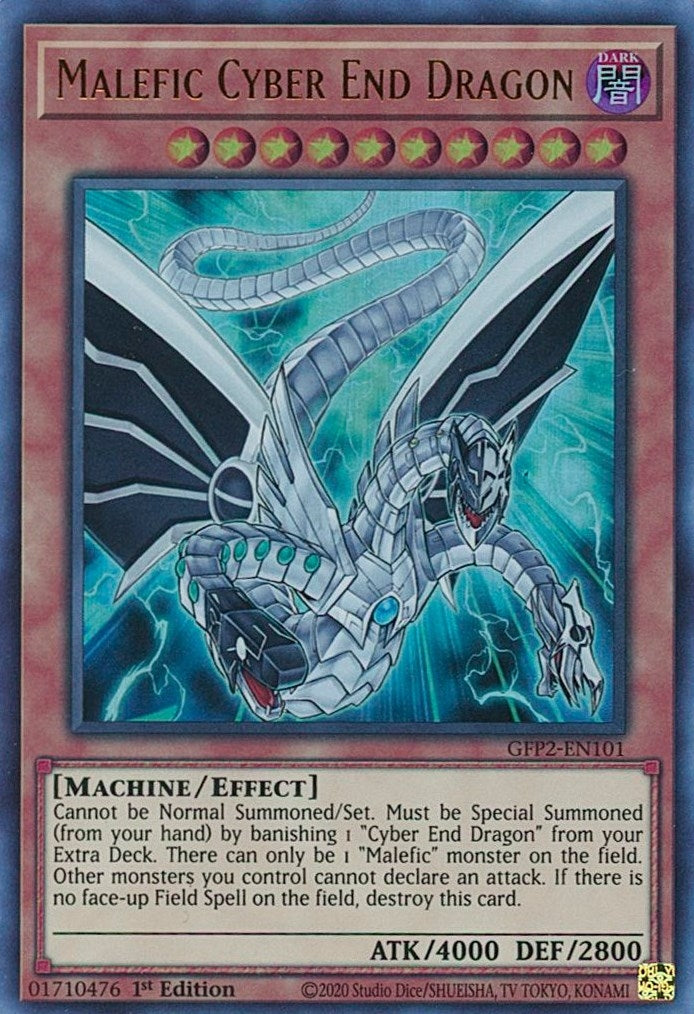 Image for Malefic Cyber End Dragon (Ghosts From the Past: The 2nd Haunting) (GFP2-EN101) - YuGiOh