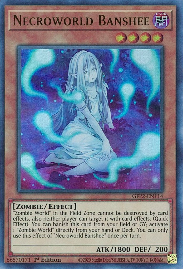 Image for Necroworld Banshee (Ghosts From the Past: The 2nd Haunting) (GFP2-EN114) - YuGiOh