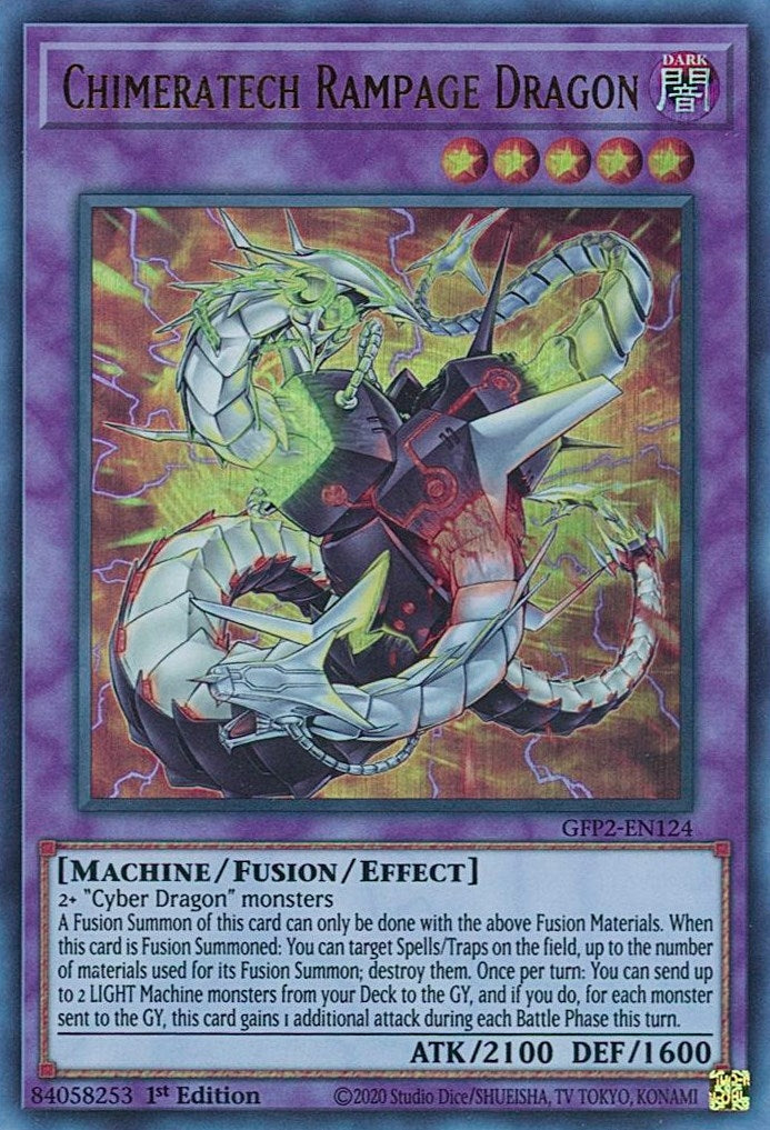 Image for Chimeratech Rampage Dragon (Ghosts From the Past: The 2nd Haunting) (GFP2-EN124) - YuGiOh