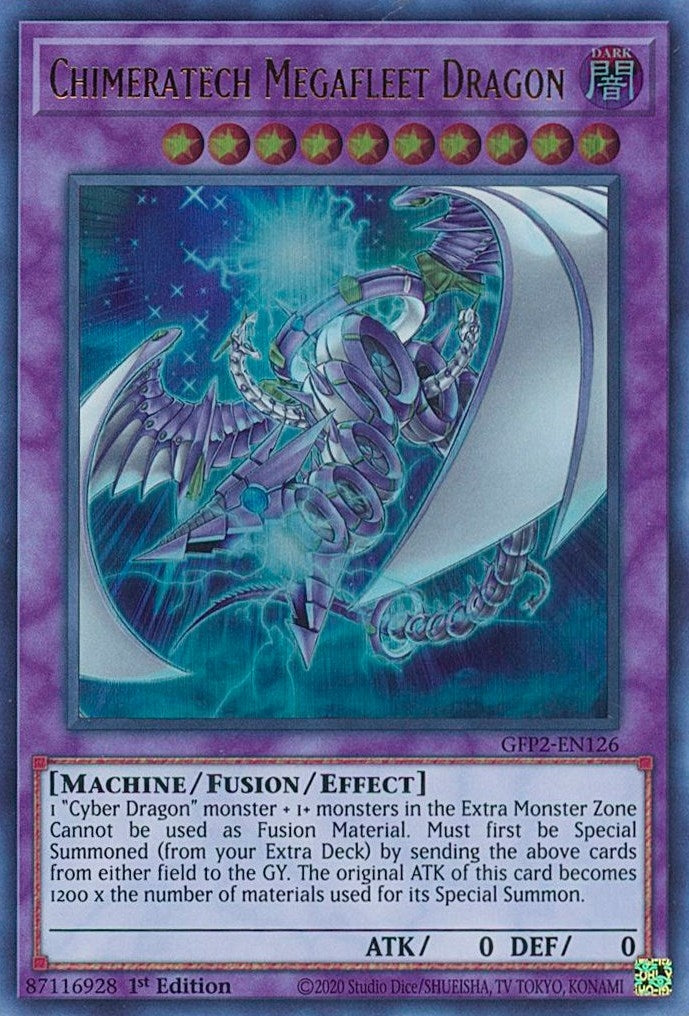 Image for Chimeratech Megafleet Dragon (Ghosts From the Past: The 2nd Haunting) (GFP2-EN126) - YuGiOh