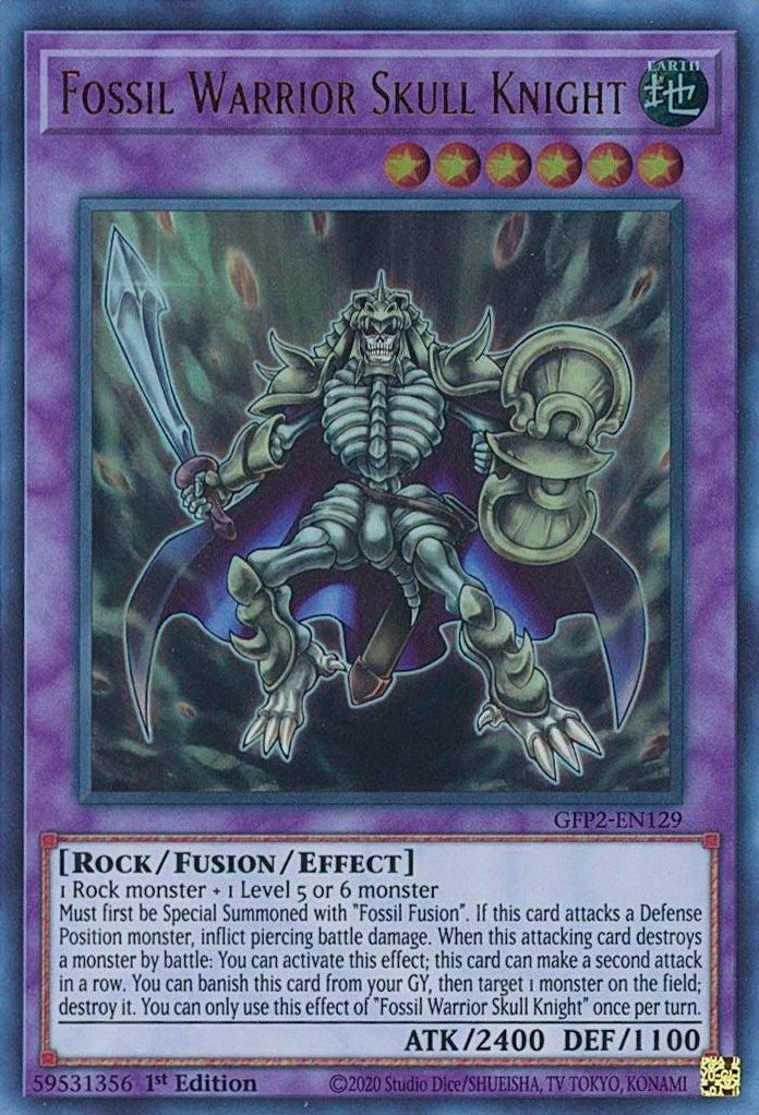 Image for Fossil Warrior Skull Knight (Ghosts From the Past: The 2nd Haunting) (GFP2-EN129) - YuGiOh