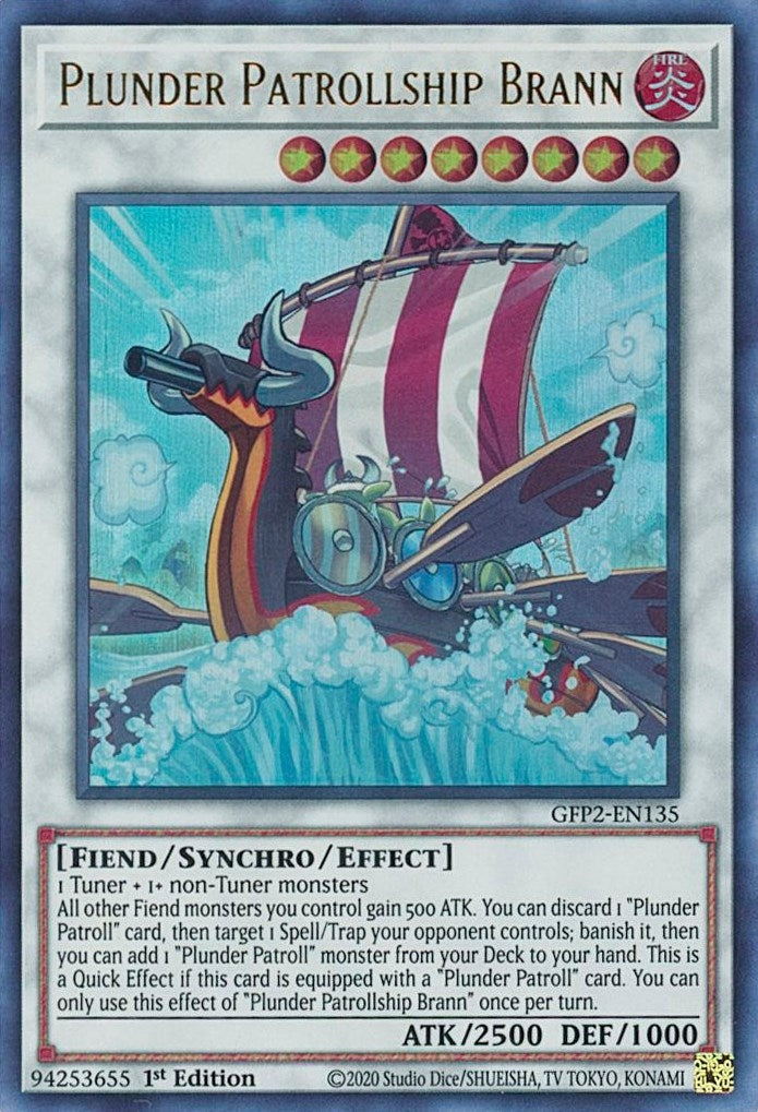 Image for Plunder Patrollship Brann (Ghosts From the Past: The 2nd Haunting) (GFP2-EN135) - YuGiOh