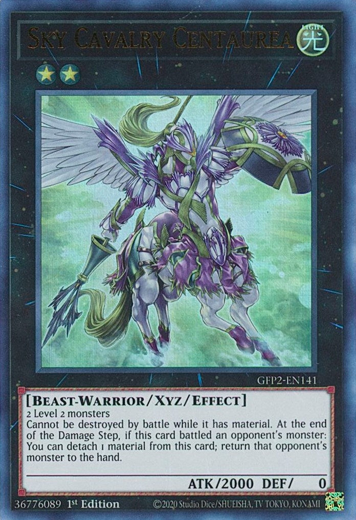 Image for Sky Cavalry Centaurea (Ghosts From the Past: The 2nd Haunting) (GFP2-EN141) - YuGiOh