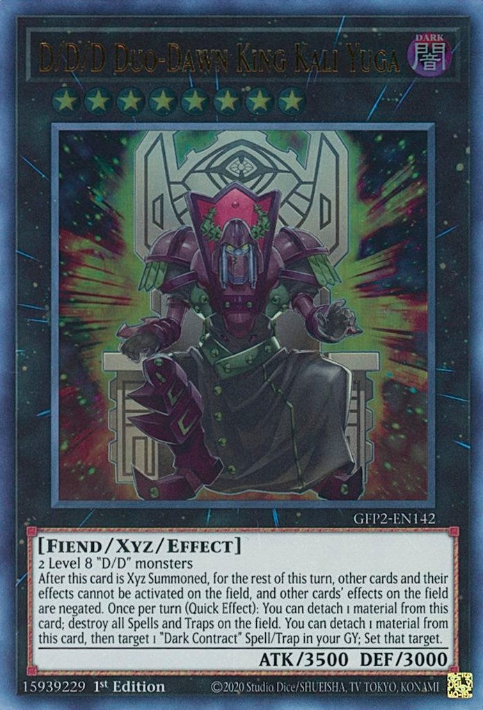 Image for D/D/D Duo-Dawn King Kali Yuga (Ghosts From the Past: The 2nd Haunting) (GFP2-EN142) - YuGiOh