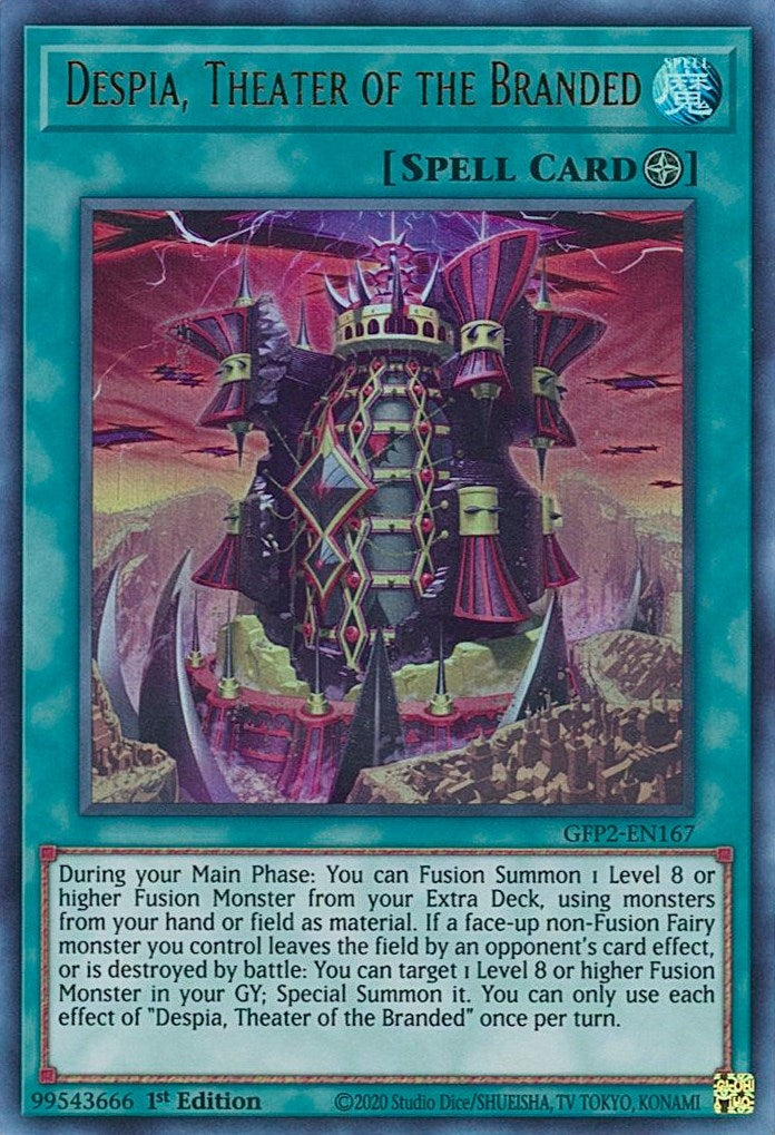Image for Despia, Theater of the Branded (Ghosts From the Past: The 2nd Haunting) (GFP2-EN167) - YuGiOh