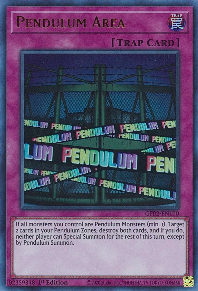 Image for Pendulum Area (Ghosts From the Past: The 2nd Haunting) (GFP2-EN170) - YuGiOh