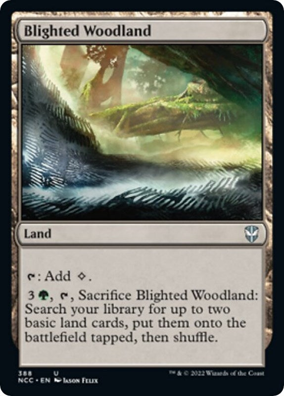 Image for Blighted Woodland (Commander: Streets of New Capenna) (388) - Magic: The Gathering