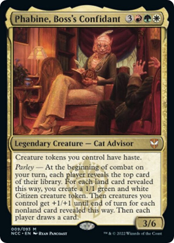 Image for Phabine, Boss's Confidant (Commander: Streets of New Capenna) (9) - Magic: The Gathering