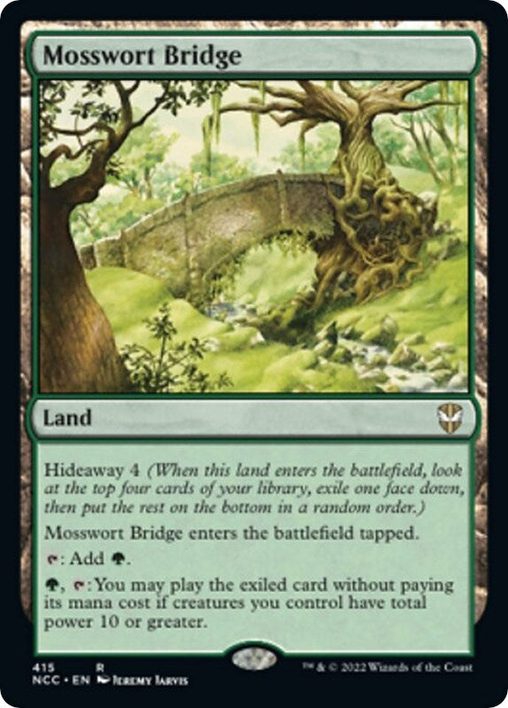 Image for Mosswort Bridge (Commander: Streets of New Capenna) (415) - Magic: The Gathering