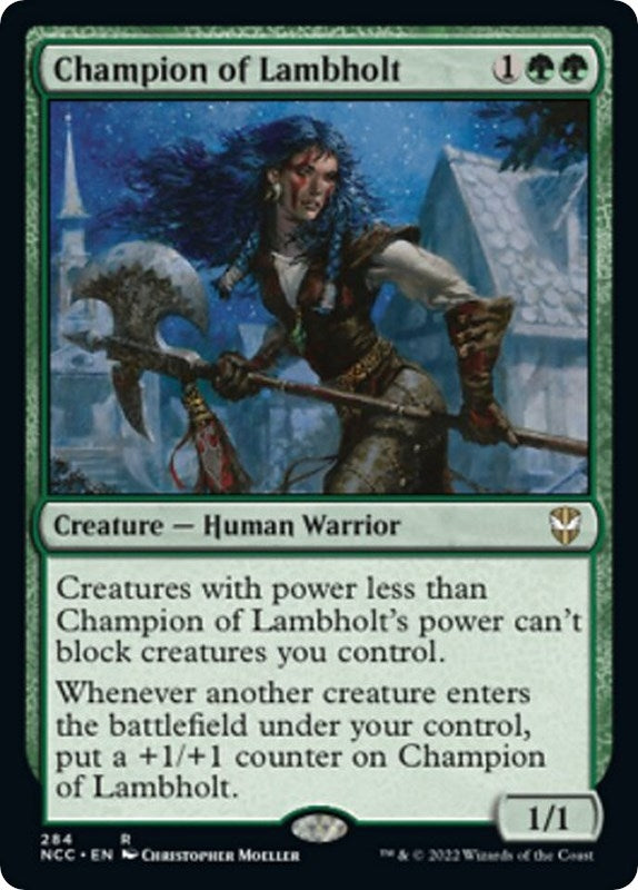 Image for Champion of Lambholt (Commander: Streets of New Capenna) (284) - Magic: The Gathering