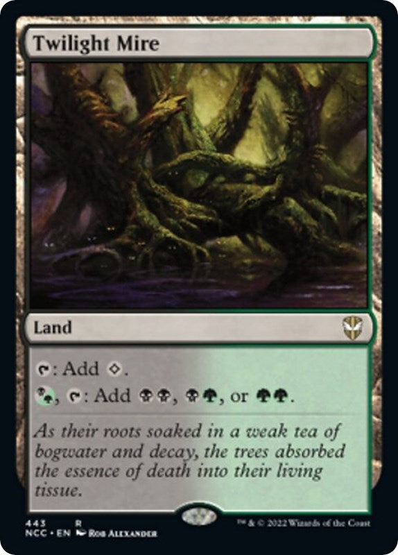 Image for Twilight Mire (Commander: Streets of New Capenna) (443) - Magic: The Gathering