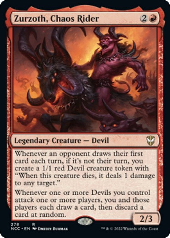 Image for Zurzoth, Chaos Rider (Commander: Streets of New Capenna) (278) - Magic: The Gathering
