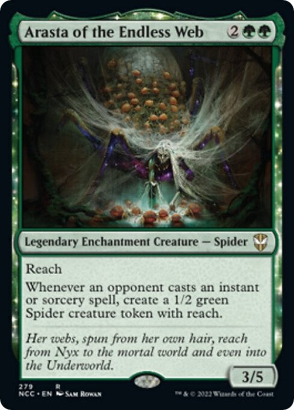 Image for Arasta of the Endless Web (Commander: Streets of New Capenna) (279) - Magic: The Gathering