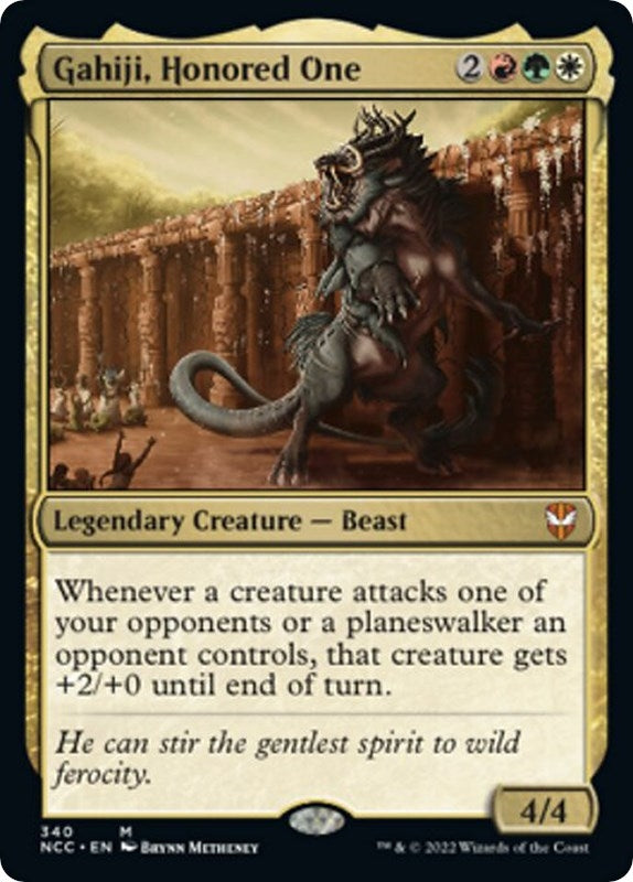 Image for Gahiji, Honored One (Commander: Streets of New Capenna) (340) - Magic: The Gathering