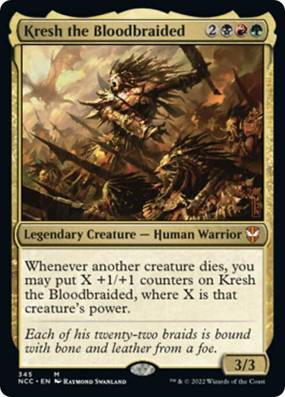 Image for Kresh the Bloodbraided (Commander: Streets of New Capenna) (345) - Magic: The Gathering