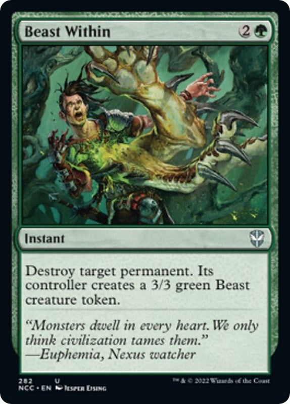 Image for Beast Within (Commander: Streets of New Capenna) (282) - Magic: The Gathering