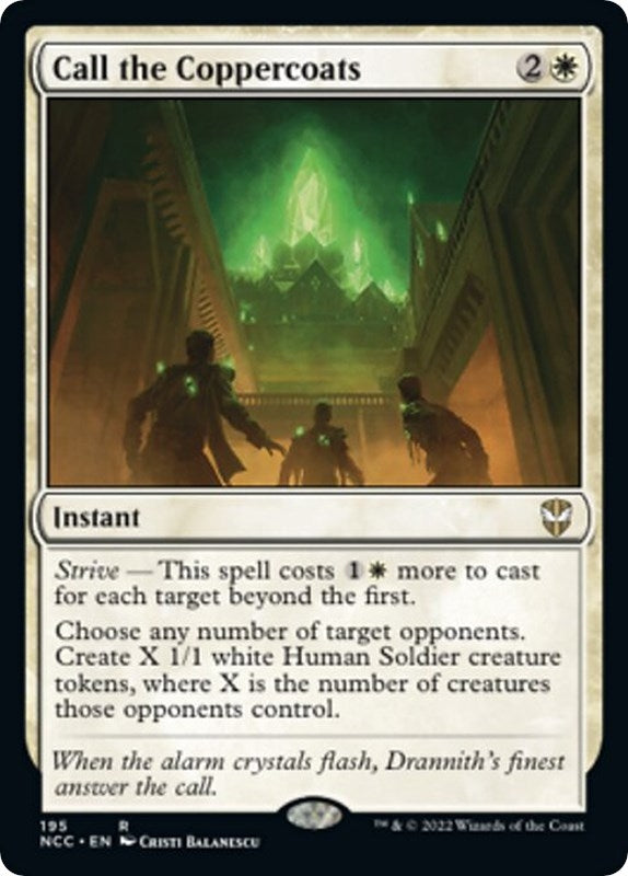 Image for Call the Coppercoats (Commander: Streets of New Capenna) (195) - Magic: The Gathering