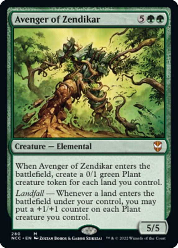 Image for Avenger of Zendikar (Commander: Streets of New Capenna) (280) - Magic: The Gathering