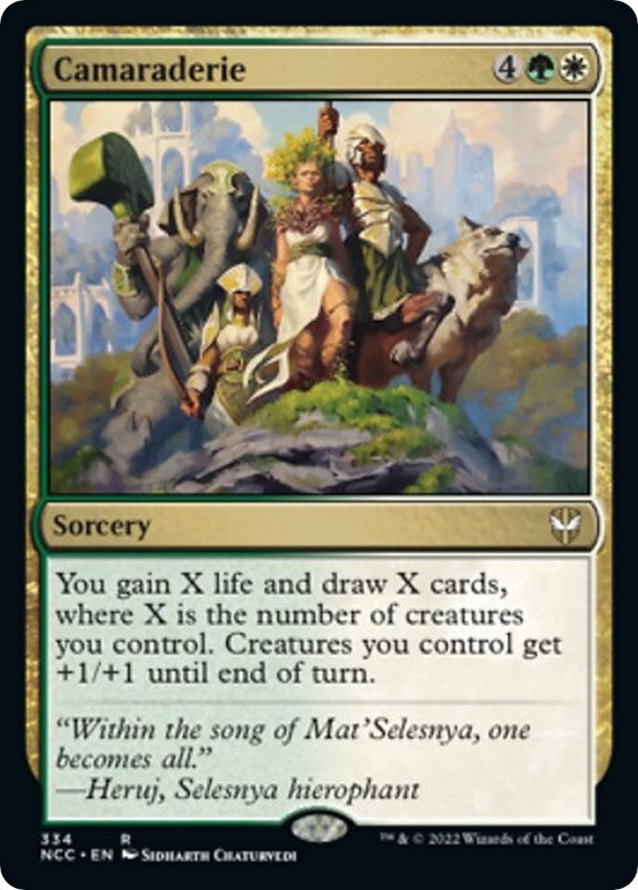 Image for Camaraderie (Commander: Streets of New Capenna) (334) - Magic: The Gathering