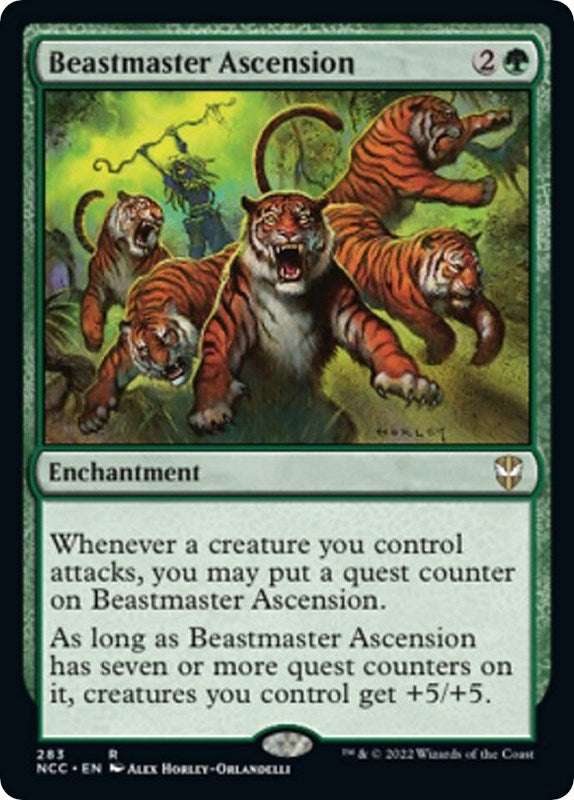 Image for Beastmaster Ascension (Commander: Streets of New Capenna) (283) - Magic: The Gathering