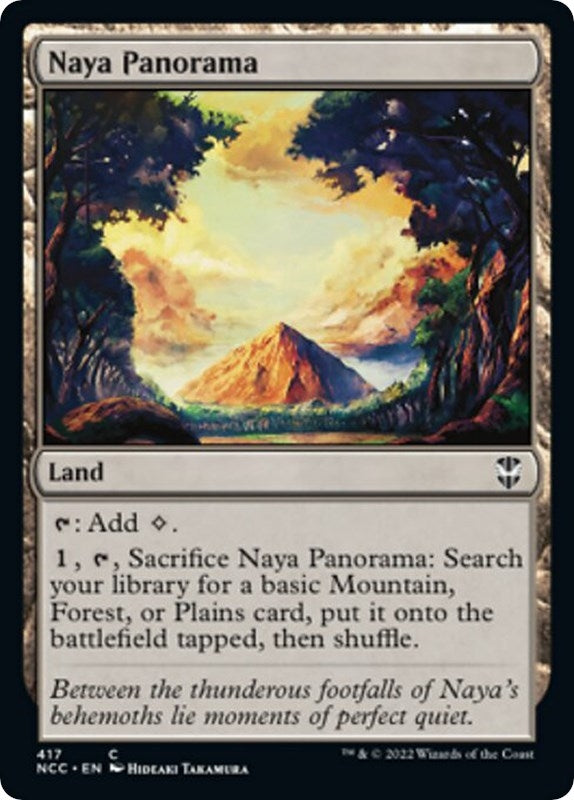 Image for Naya Panorama (Commander: Streets of New Capenna) (417) - Magic: The Gathering