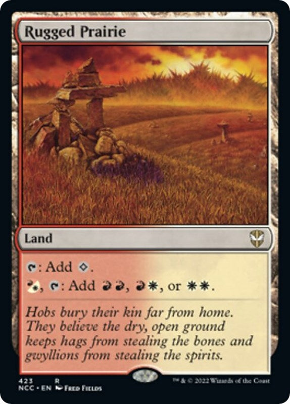 Image for Rugged Prairie (Commander: Streets of New Capenna) (423) - Magic: The Gathering