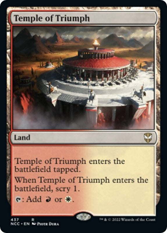 Image for Temple of Triumph (Commander: Streets of New Capenna) (437) - Magic: The Gathering