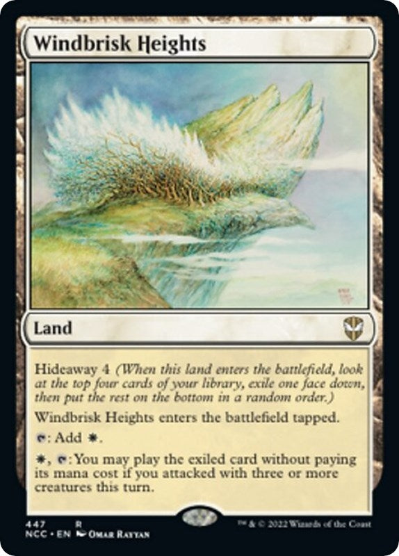 Image for Windbrisk Heights (Commander: Streets of New Capenna) (447) - Magic: The Gathering
