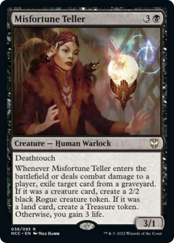 Image for Misfortune Teller (Commander: Streets of New Capenna) (38) - Magic: The Gathering