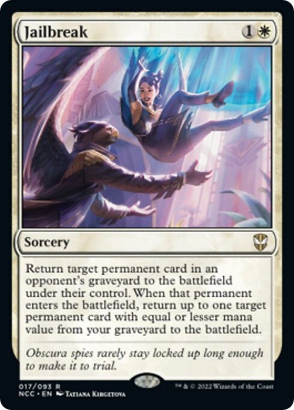 Image for Jailbreak (Commander: Streets of New Capenna) (17) - Magic: The Gathering