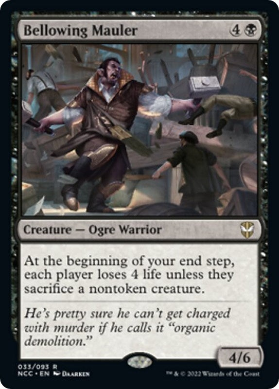 Image for Bellowing Mauler (Commander: Streets of New Capenna) (33) - Magic: The Gathering