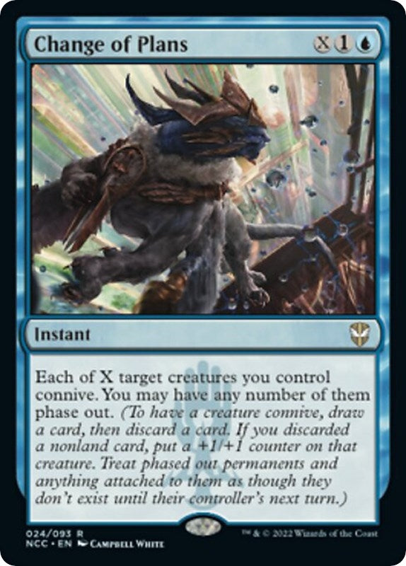 Image for Change of Plans (Commander: Streets of New Capenna) (24) - Magic: The Gathering